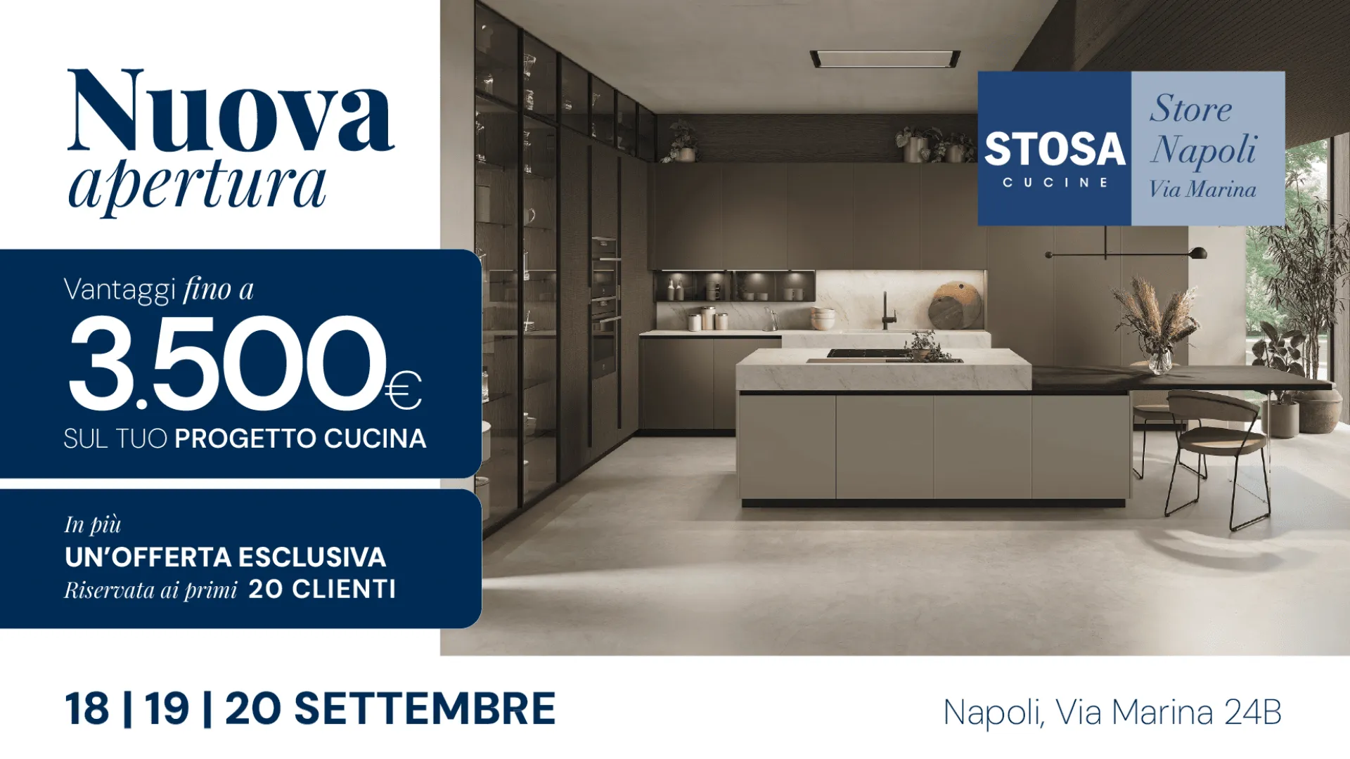 Apertura Store il 18/09/2026