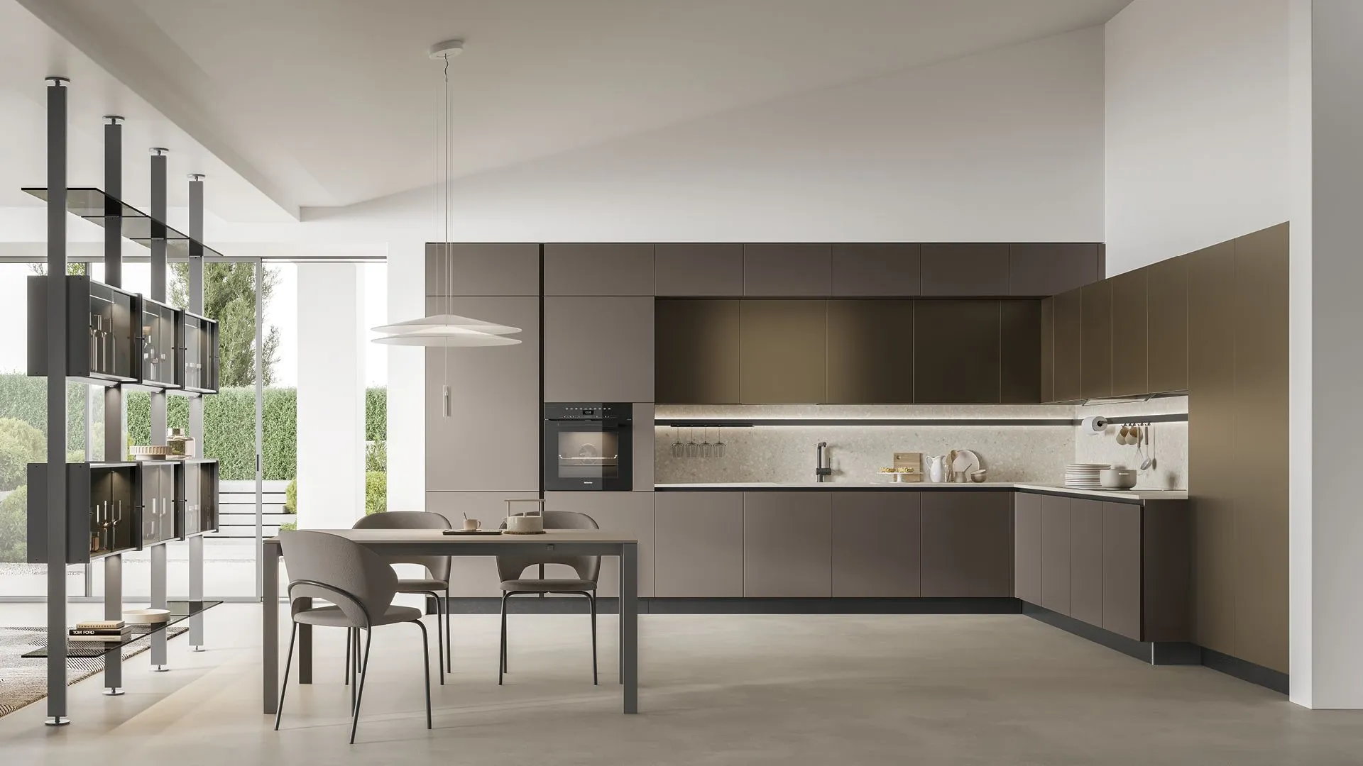Aliant 3 Terra, Copper Brown, top Neolith Retrostone
